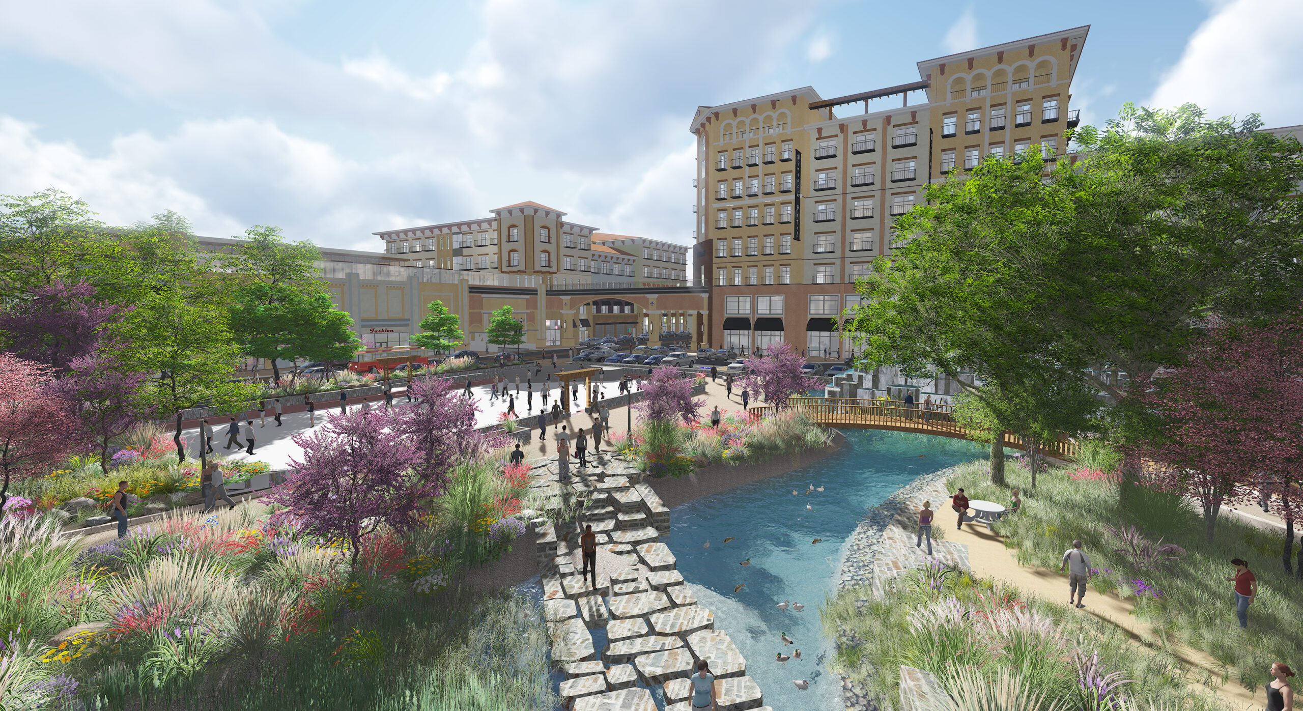 Featured image for “Open Space Master Plan Concept at Winrock Town Center”